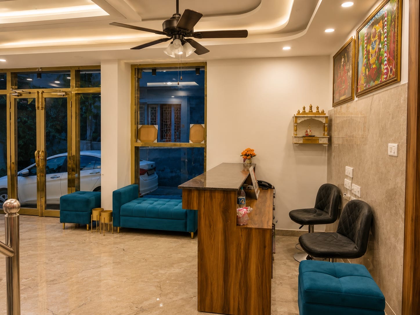 Hotel reception